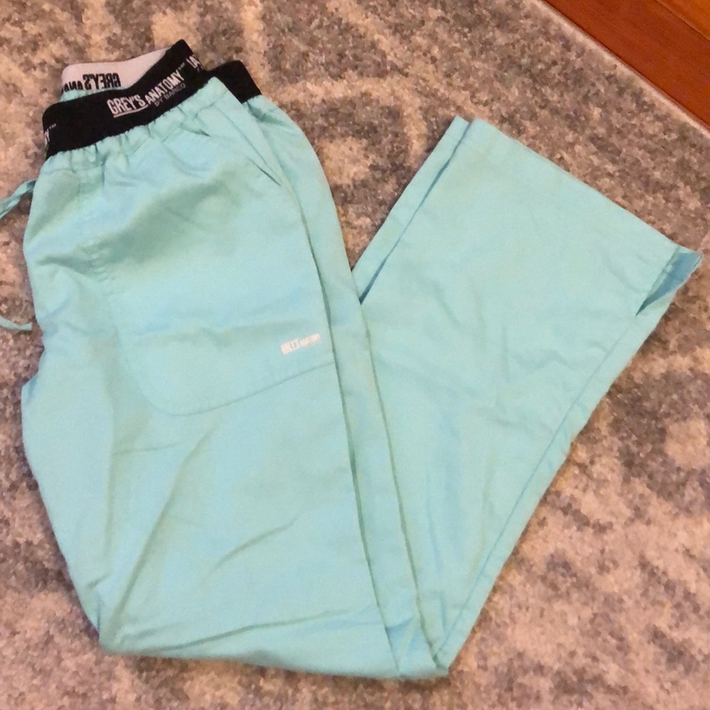 Light blue greys anatomy active scrubs xs